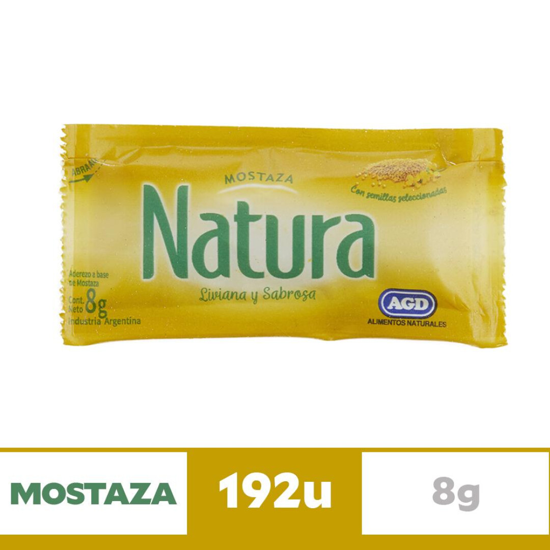 NATURA MOSTAZA 192X8G | La Esperanza