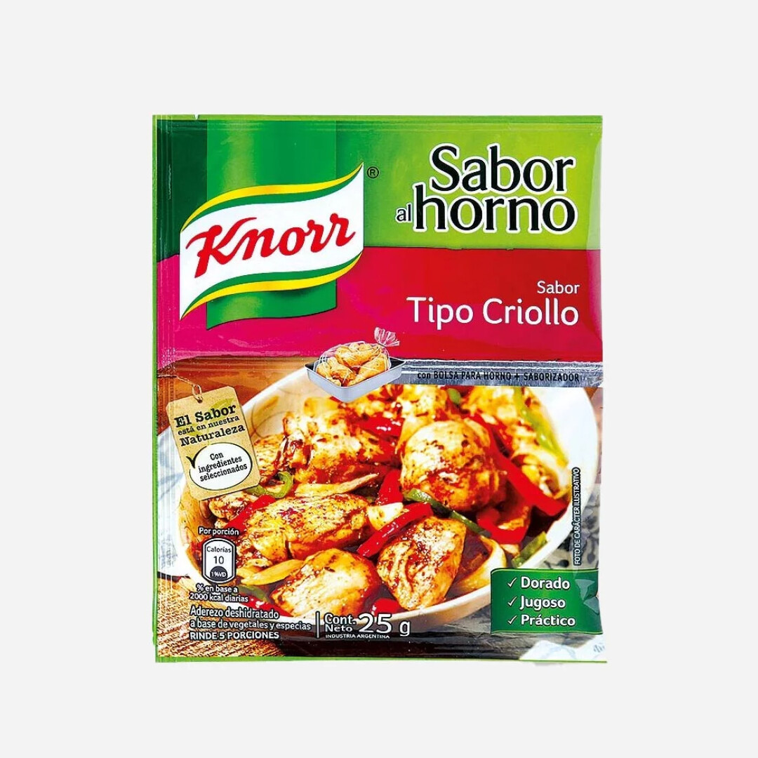 Knorr Sabor Horno Tipo Criollo X21g La Esperanza 