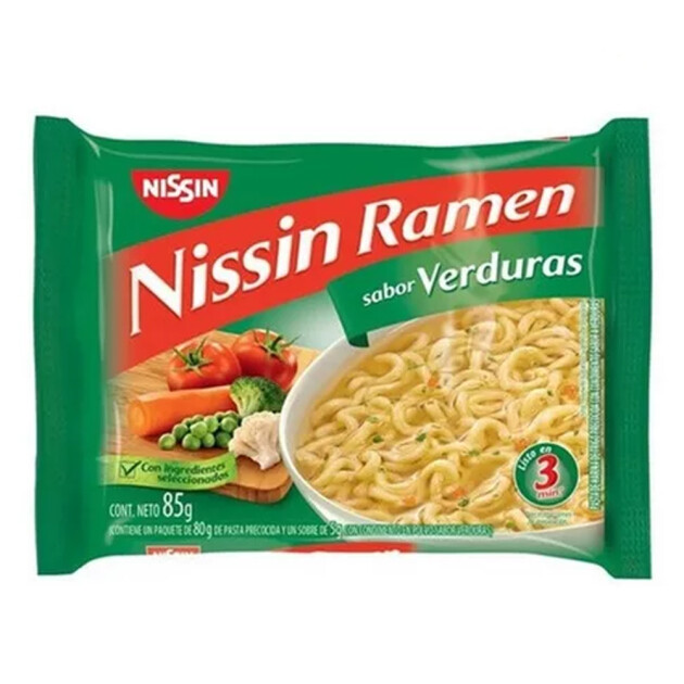 NISSIN RAMEN VERDURA X85G La Esperanza